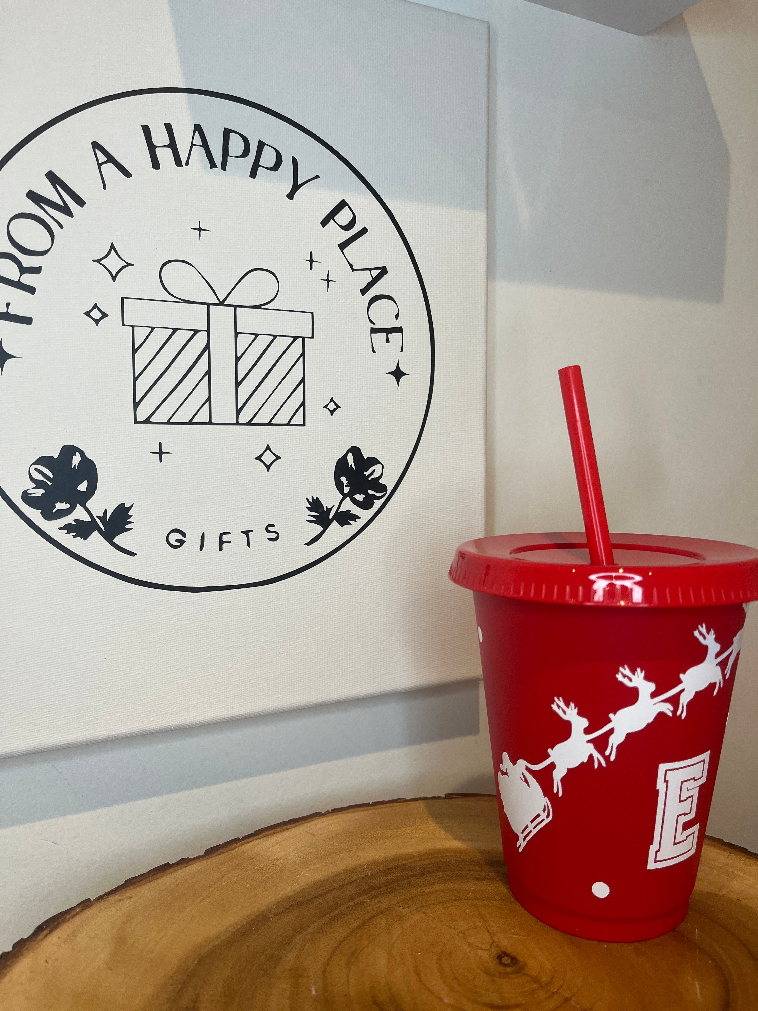 Personalised Christmas cold cups