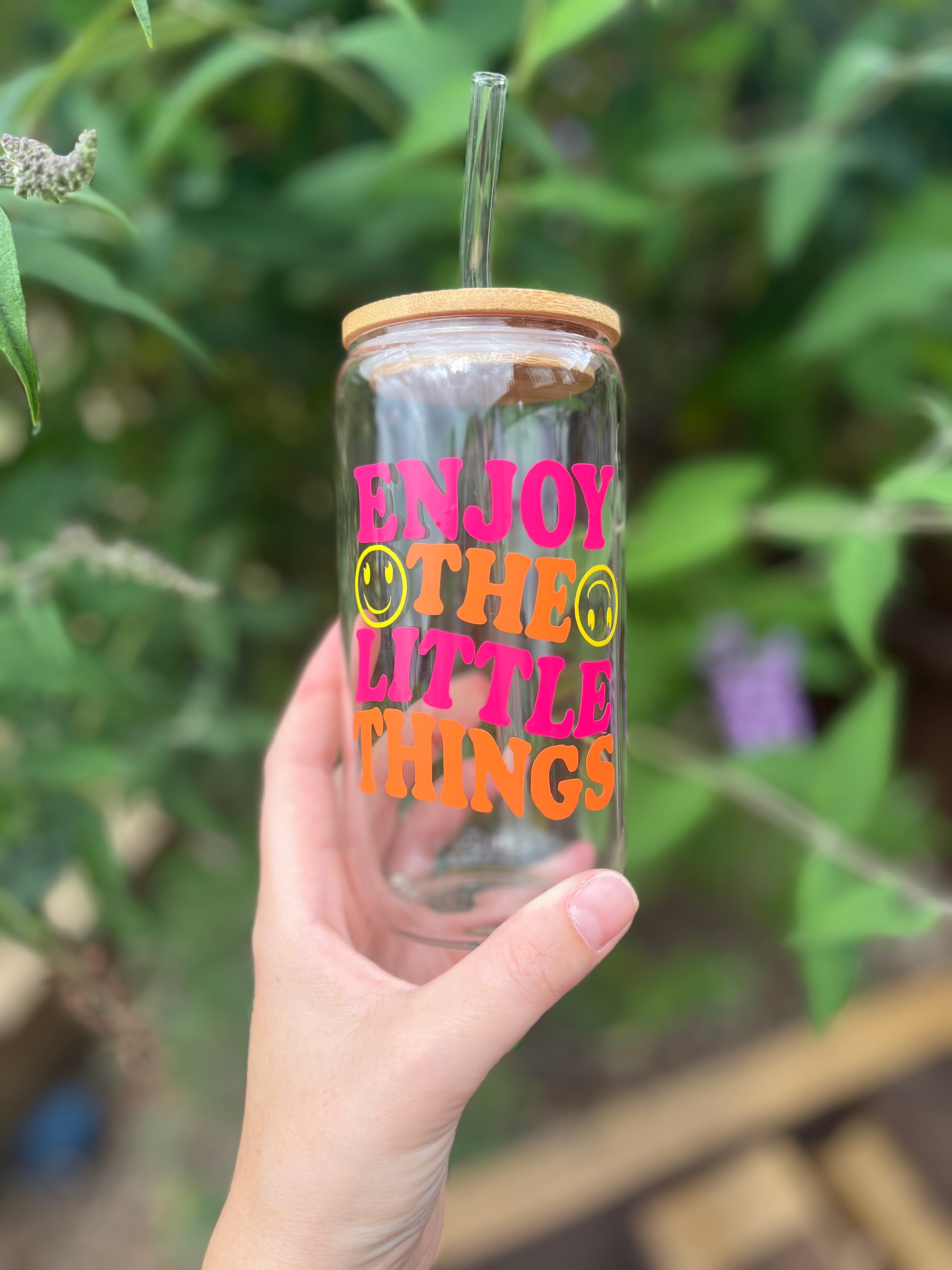 Enjoy the little things cup