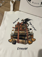 Bookish tote bag