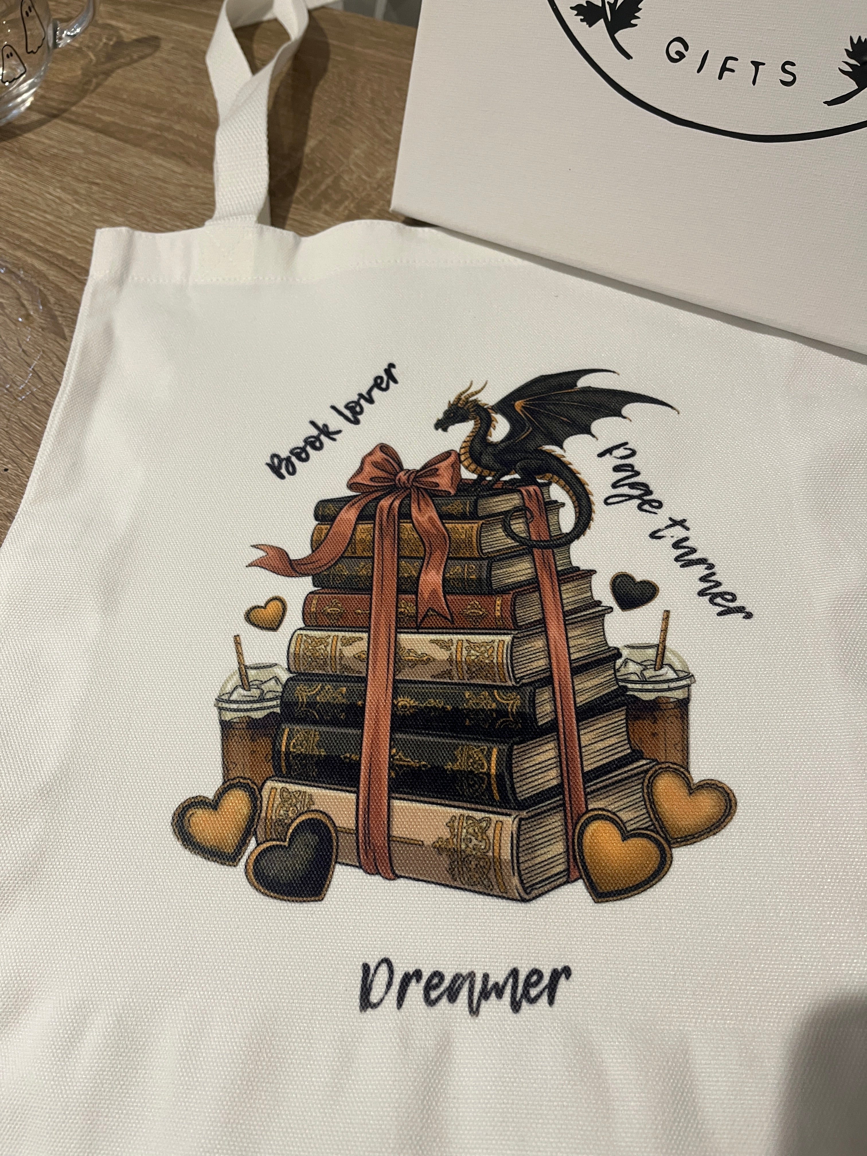 Bookish tote bag