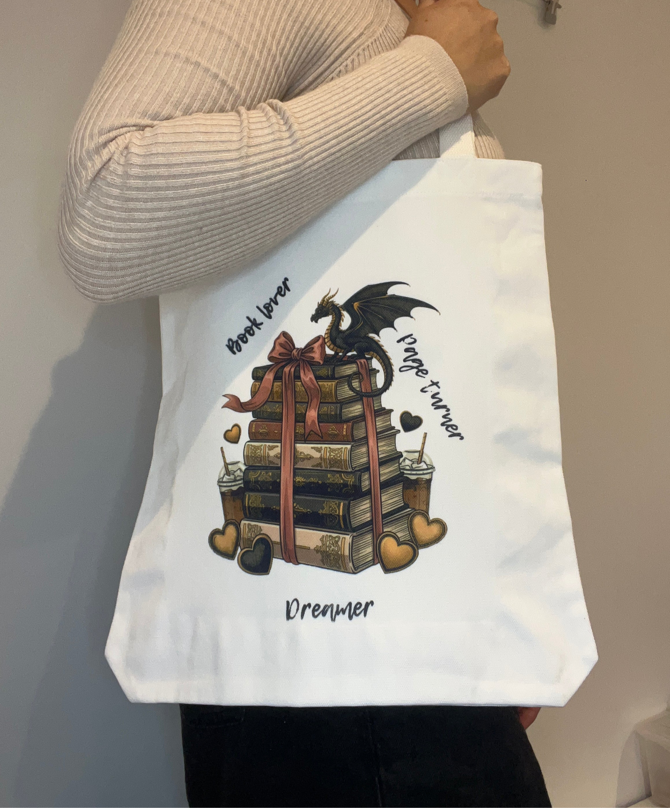 Bookish tote bag