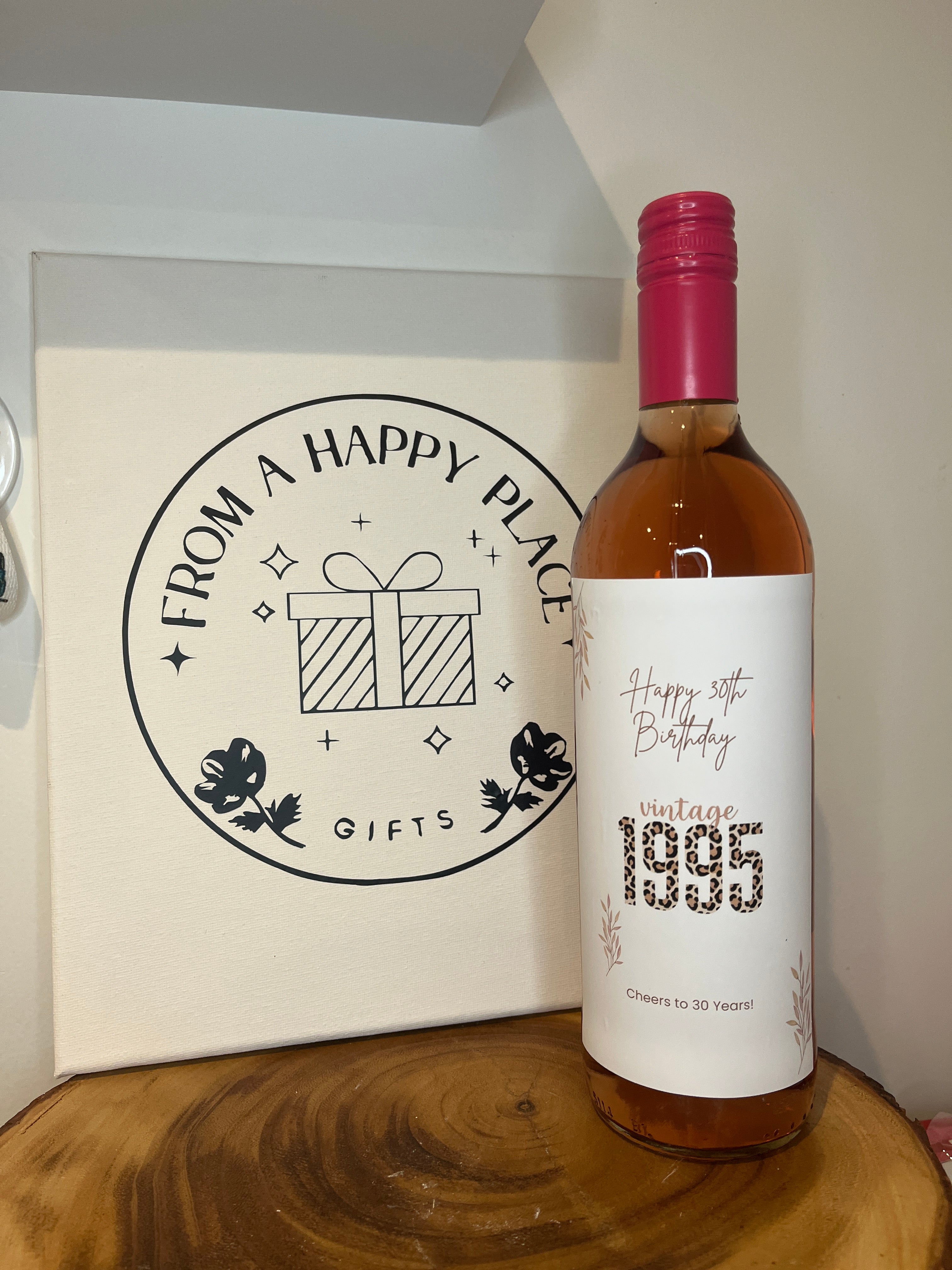 Personalised bottle labels