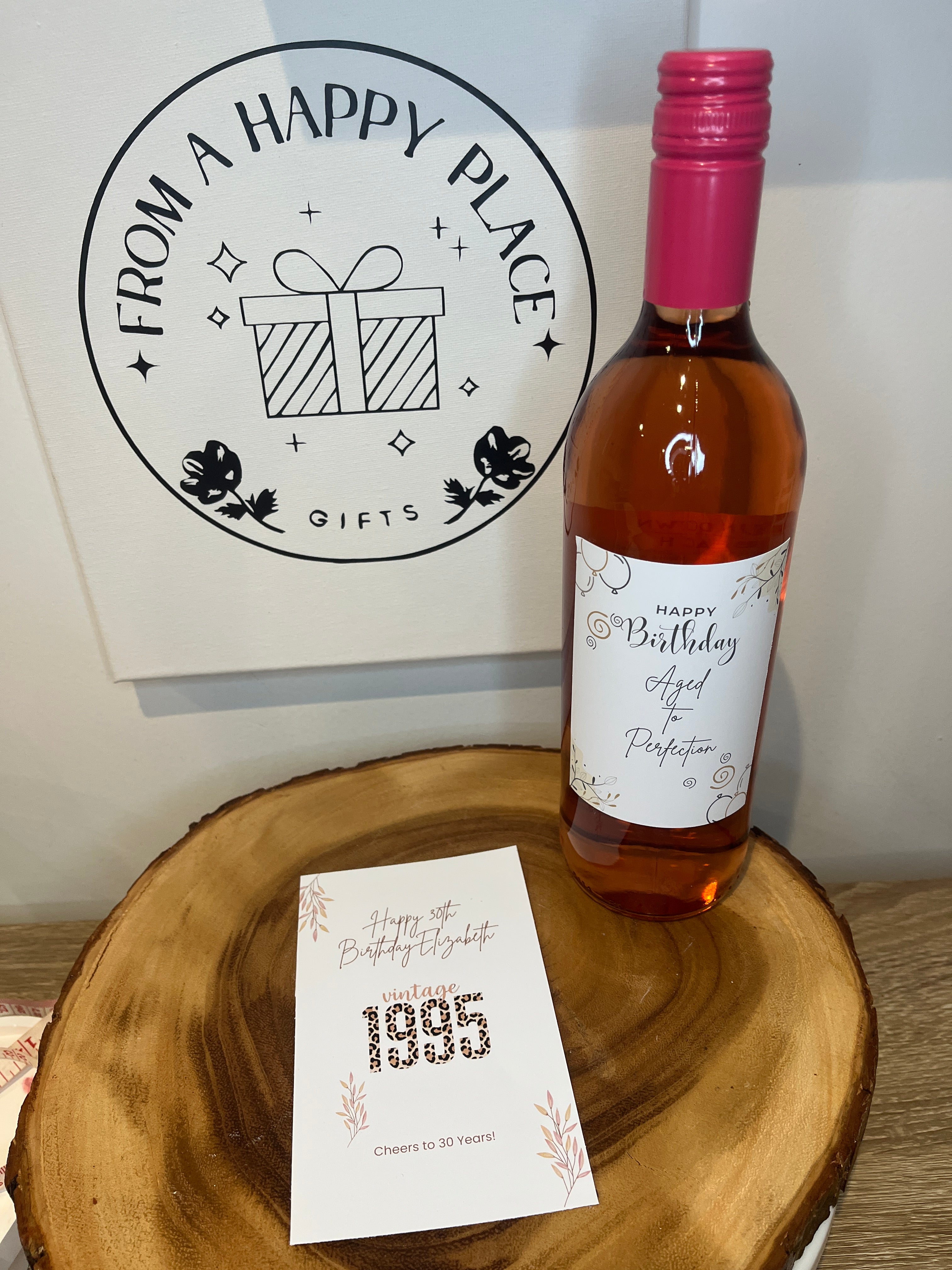 Personalised bottle labels