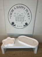 Subtle pink and gold Jewellery tray combo