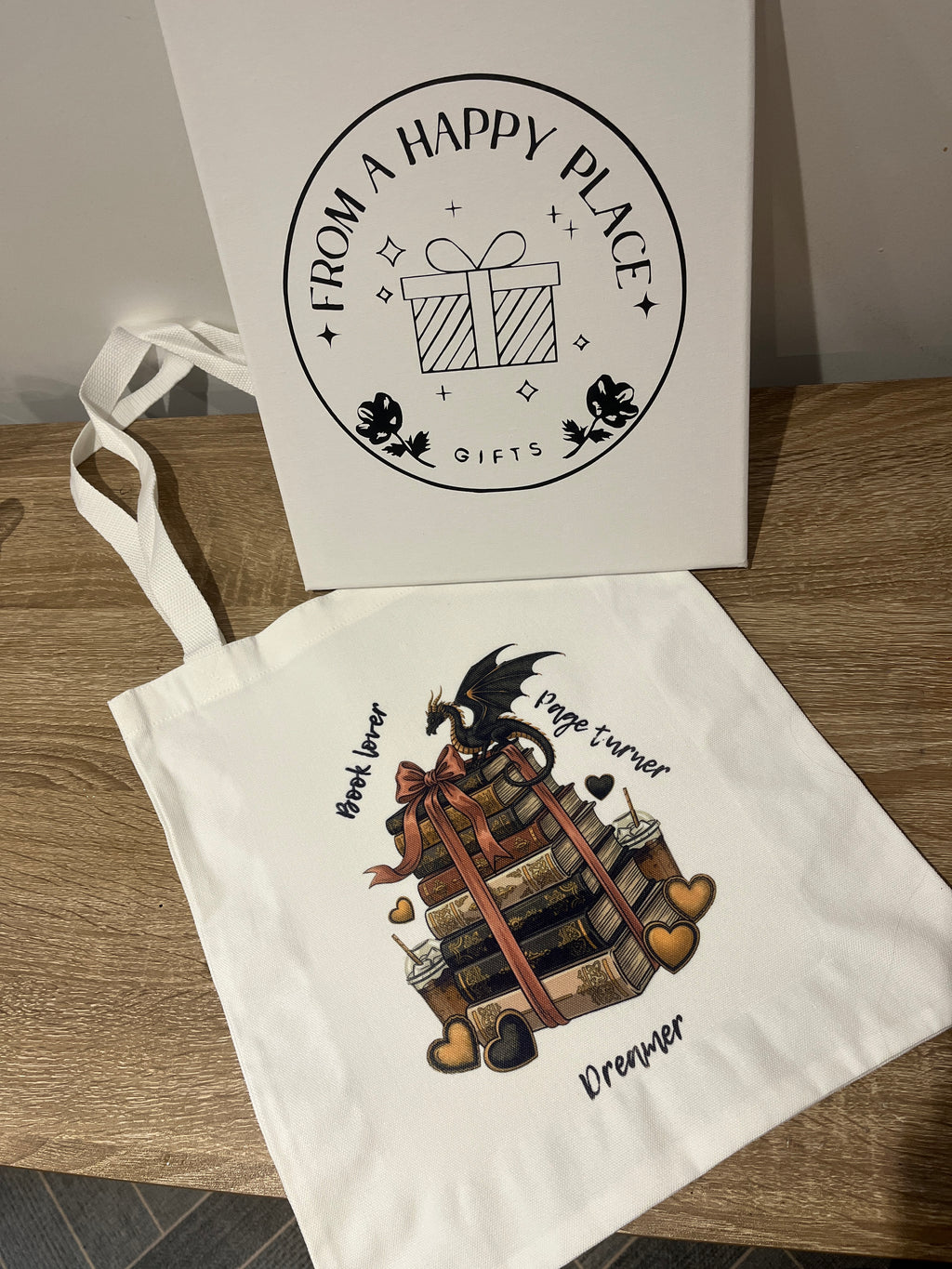 Bookish tote bag