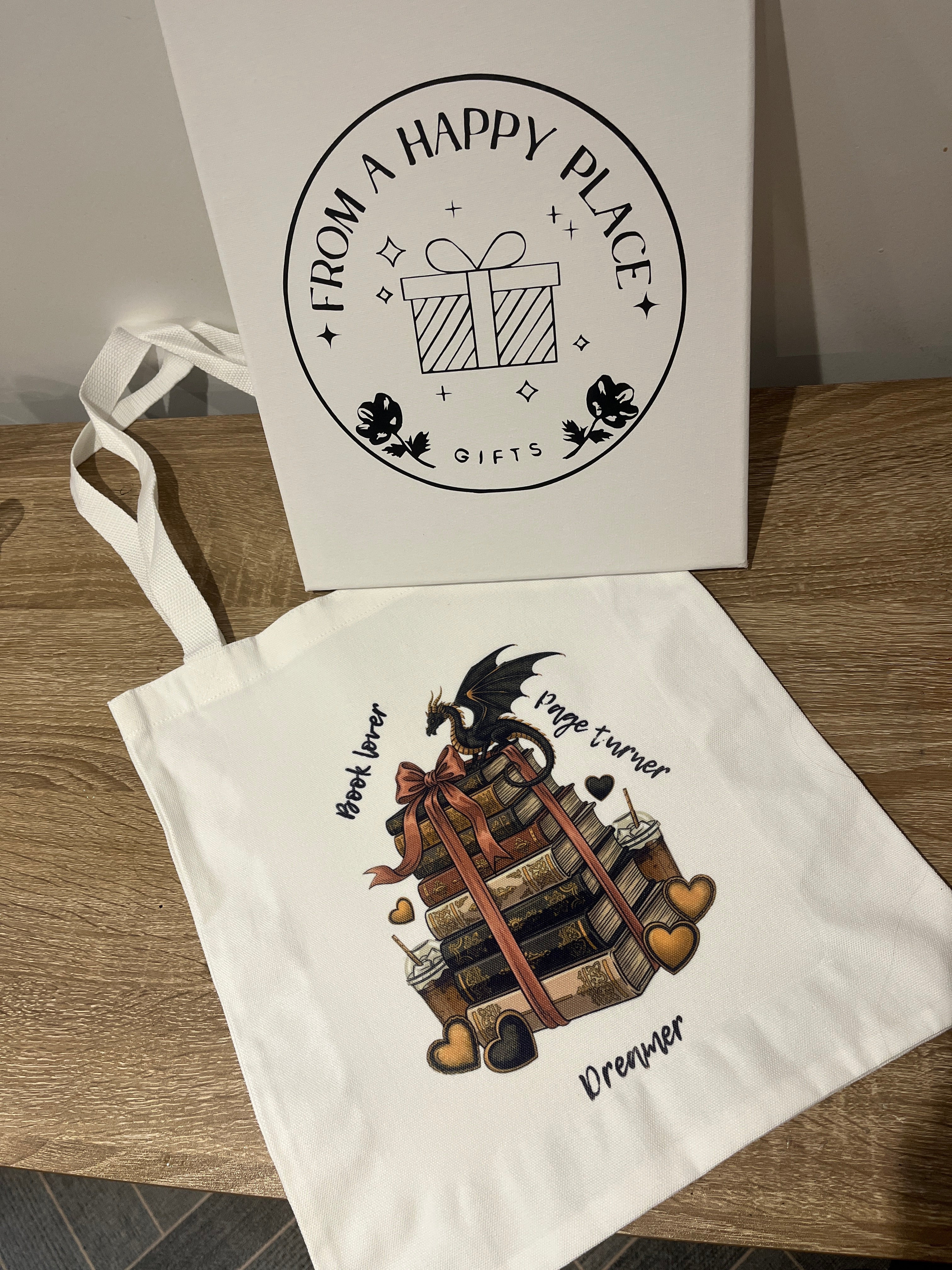Bookish tote bag