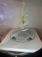 Gold initial with name