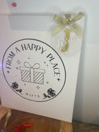 Gold initial with name