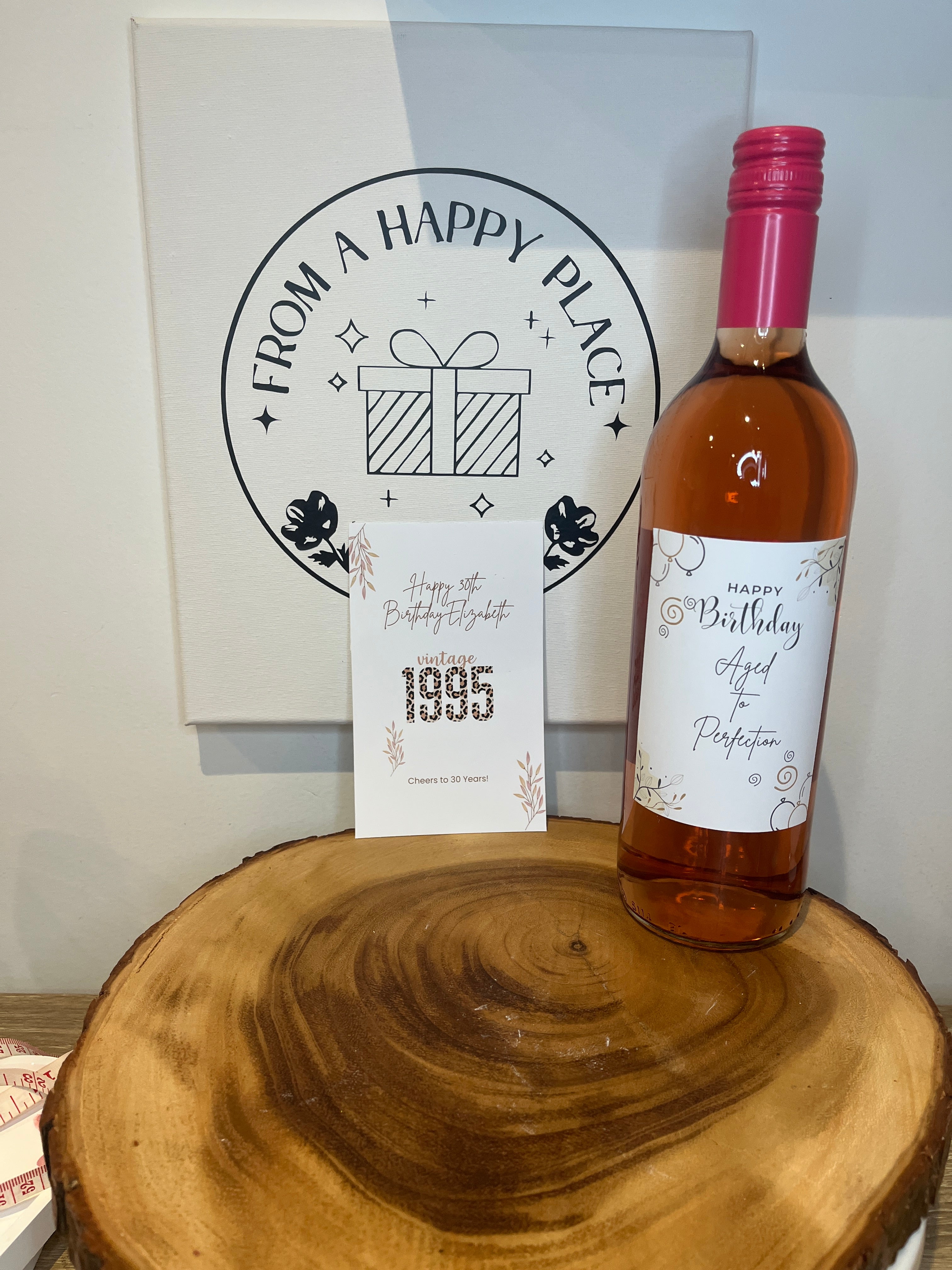 Personalised bottle labels