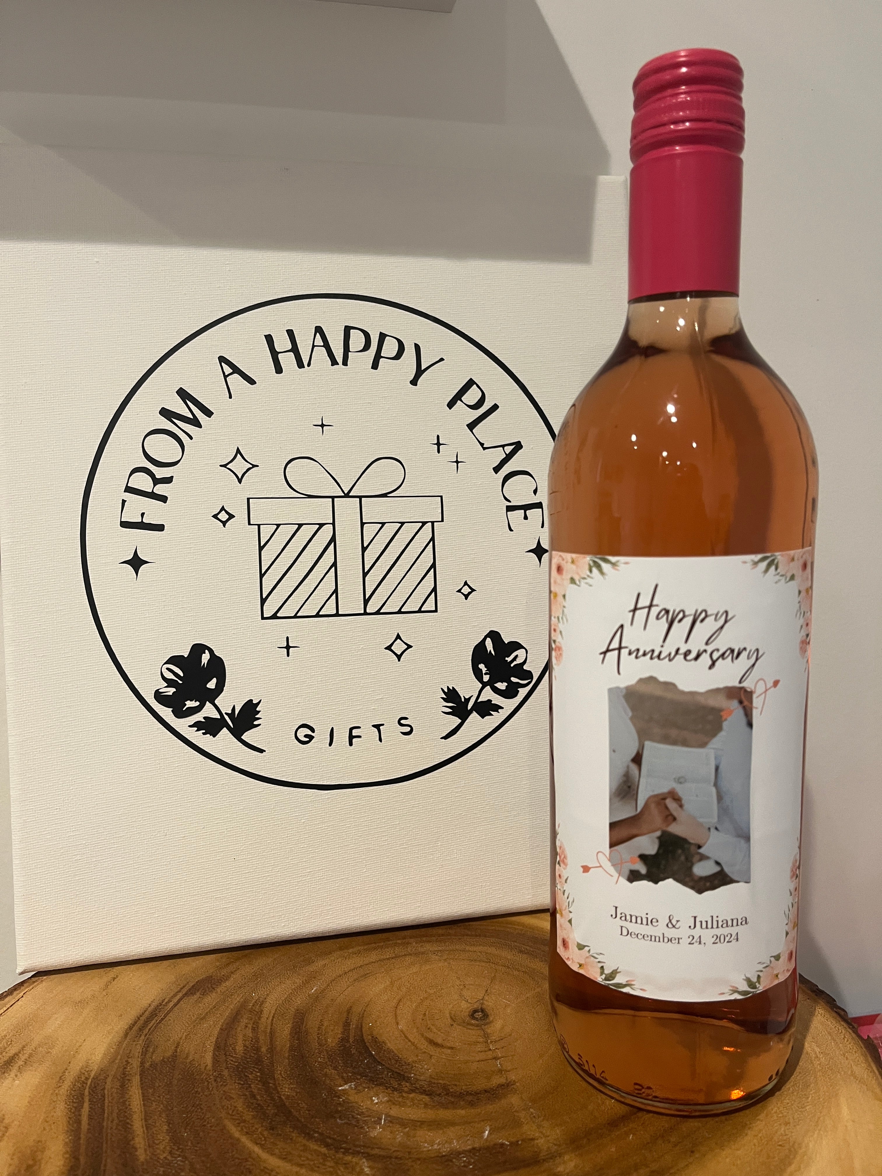 Personalised bottle labels