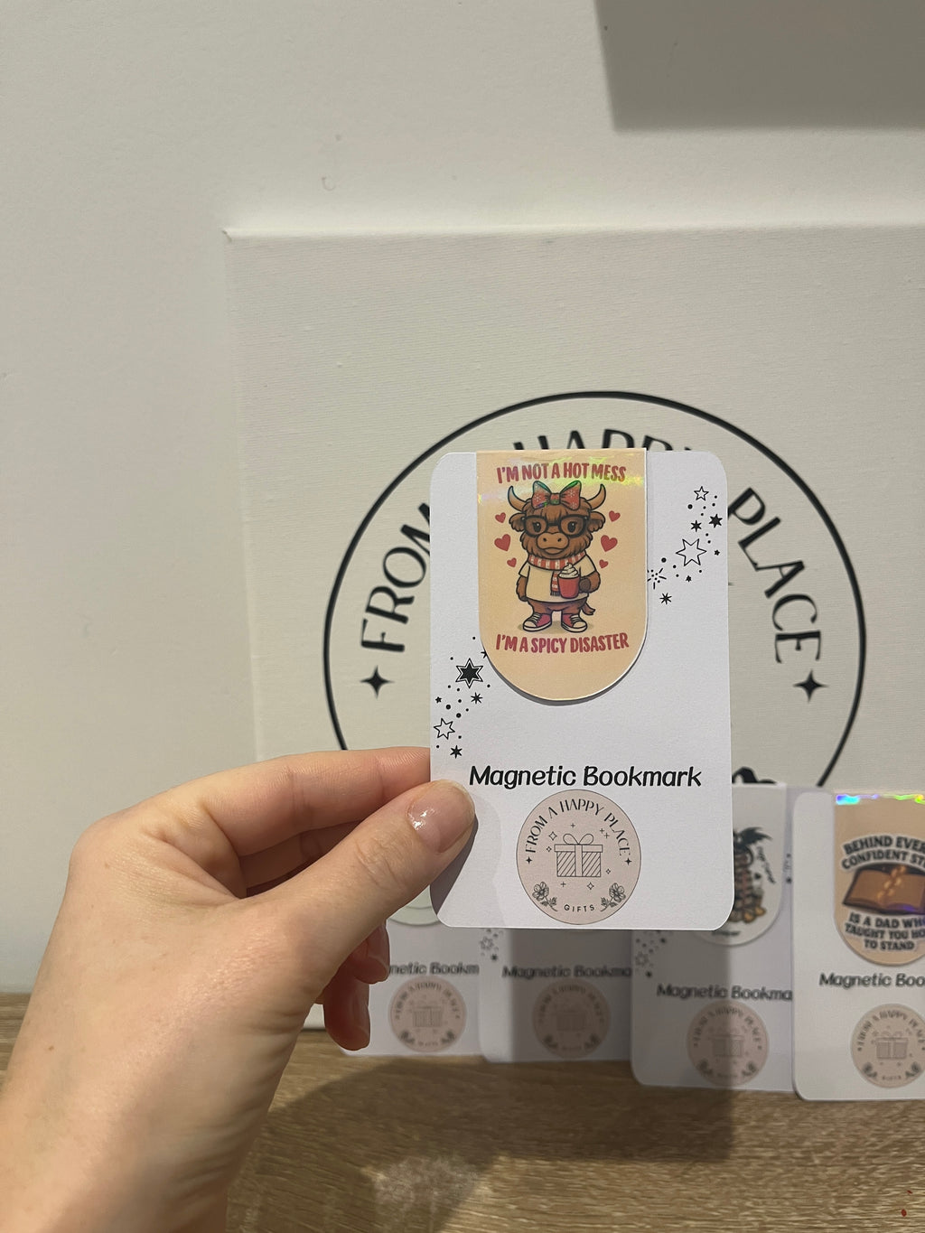 Handmade Magnetic Bookmarks